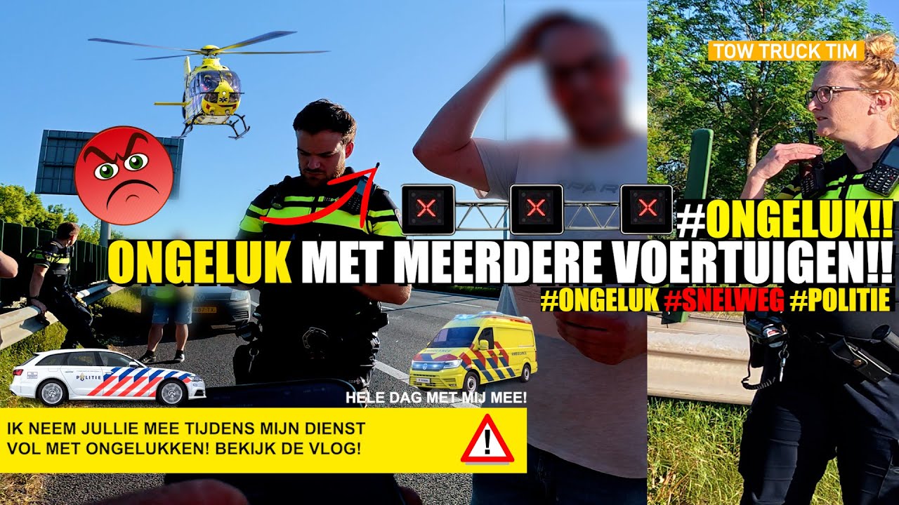 🚨ONGELUK MET MEERDERE VOERTUIGEN!! DIT WAS WEER EEN BIJZONDERE DIENST!🚨