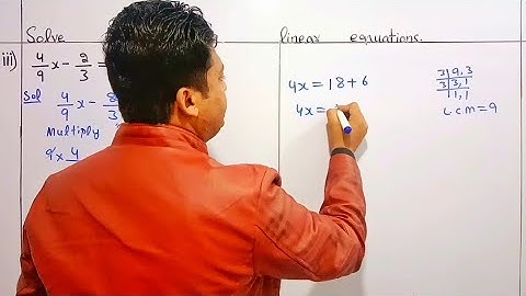 Solution of linear equations in Urdu/Hindi | Linear equations with solution | Linear equations