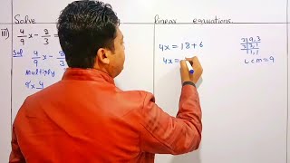 Solution of linear equations in Urdu/Hindi | Linear equations with solution | Linear equations Wealth