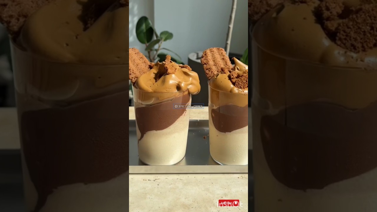 viral fluffy candy biscuit coffee 