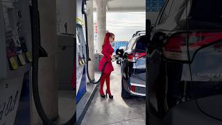 When Style Matters More Than Buying Gas! #Style #Fashion #Cargirl #Fashionista #Redcarpet #Ootd