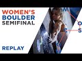 IFSC World Championships Moscow 2021 || Women’s Boulder semi-final