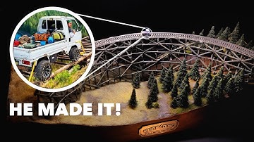 I Built an Abandoned Railroad Bridge for @prestongoes