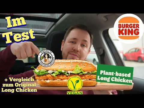 Burger King: Plant-based Long Chicken "Vegan" im Test - YouTube