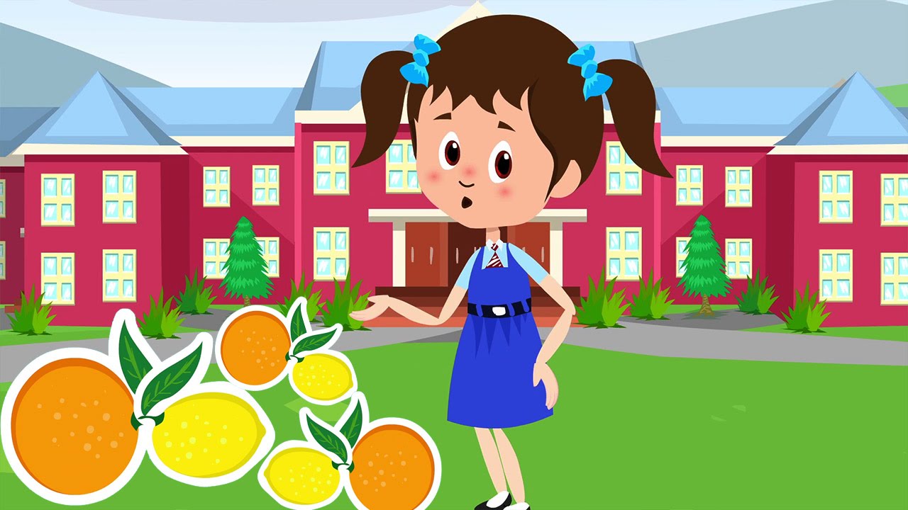 Oranges And Lemons Sold For A Penny Nursery Rhyme With Lyrics Youtube