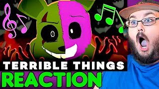 TERRIBLE THINGS • [FNAF Original Song] • AXIE #FNAF REACTION!!!