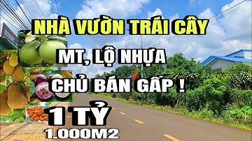 Anh Tiến giảm giá, bán gấp nhà Vườn, Trái cây, Thổ cư, MT, lộ nhựa, Huyện Cẩm Mỹ cũ, Đồng Nai