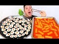 SUSHI & RICE CAKES • Mukbang & Recipe