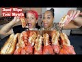 12 LOBSTER TAILS MUKBANG CHALLENGE (DON'T WIPE YOUR MOUTH!)