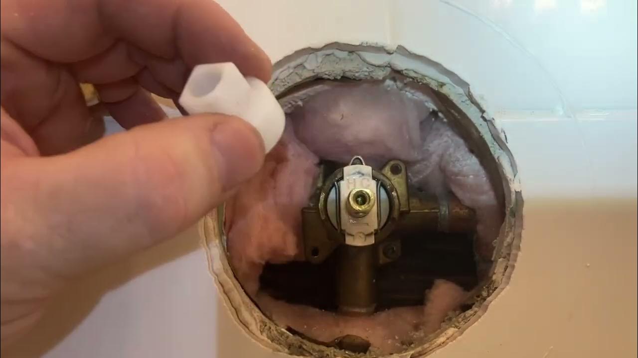 Tub or Shower with plumbing reversed? Or leaking handle? YouTube