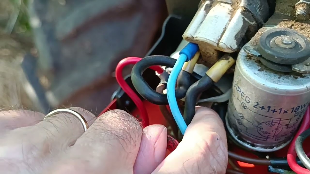 tracteur Renault Super 5 circuit de préchauffage