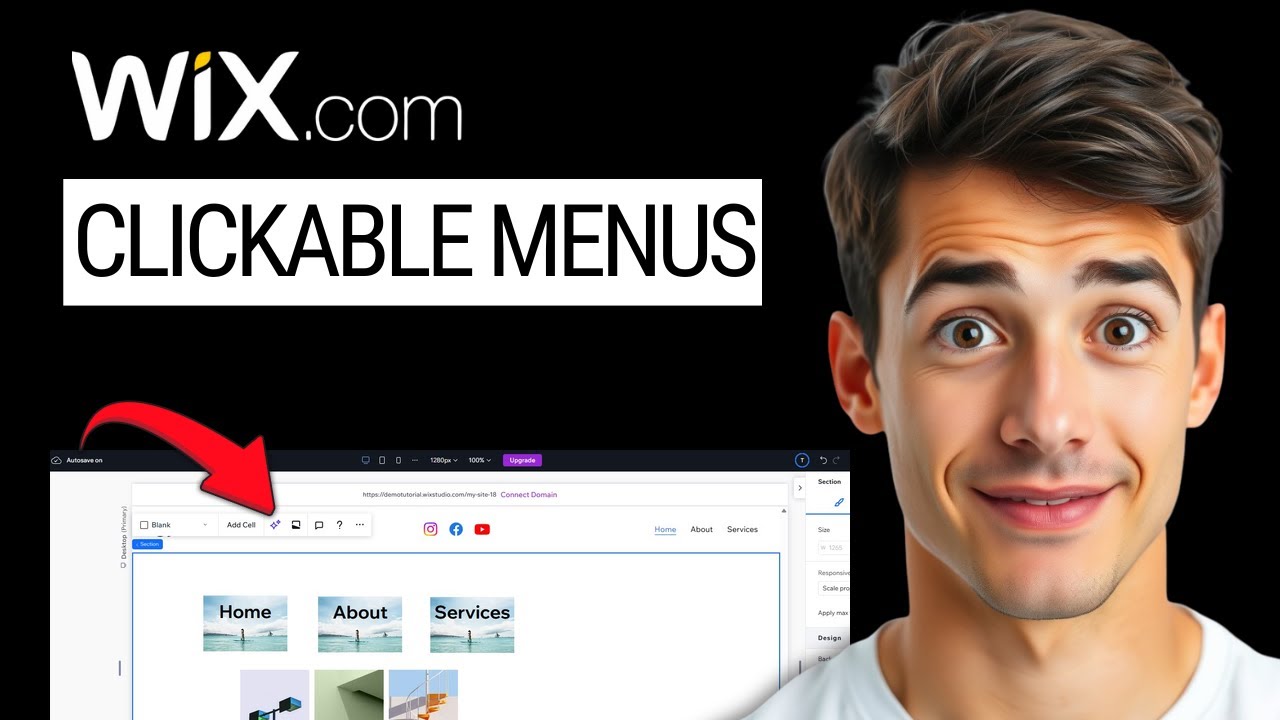 How To Create Clickable Image Menus And Gallery Menus In Wix (Easiest ...