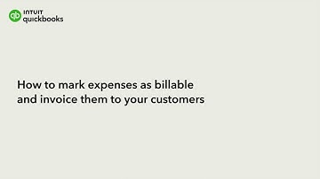 How to mark expenses as billable in QuickBooks Online