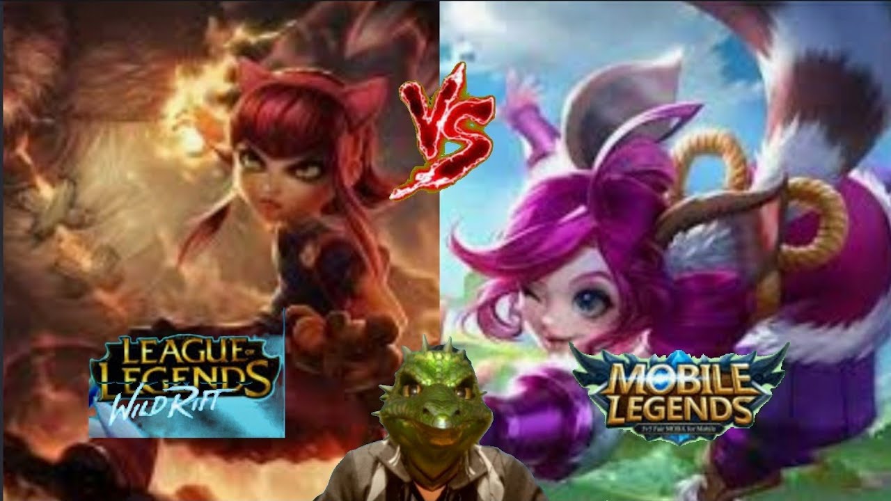 Annie Wild Rift League Of Legends Vs Nana Mobile Legend The Dark Child Spirit Youtube
