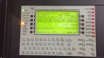 Notifier fire alarm panel sound silence