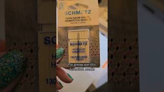 Hemstitch Needle and Narrow Hem Foot in action! #sewing #learntosew #sewingtricks #sewingtechniques