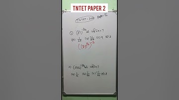 Simplification TNTET  question paper 2  Maths question 2023