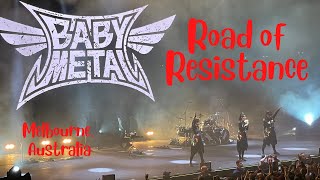 Babymetal - Road of Resistance CROWD ROWING - Melbourne, Australia Concert (11 June 2023)