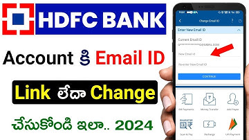 How to upload email Id in Hdfc bank account online / HDFC Account Link Email Id / Hdfc email id link