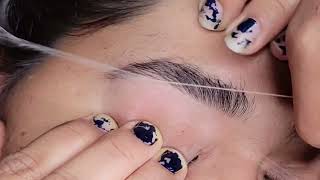Brow shaping threading tutorial