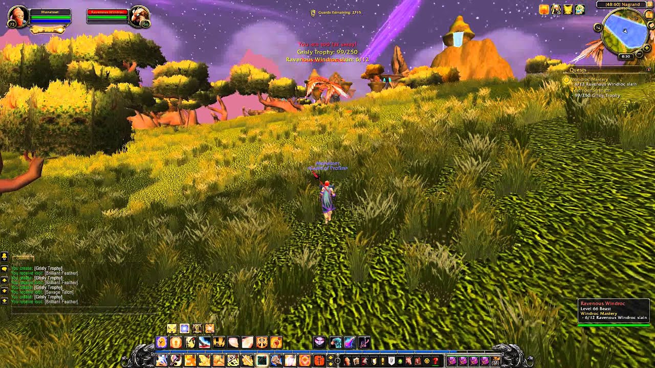Quest 868: Windroc Mastery part 2 (WoW, human, paladin)