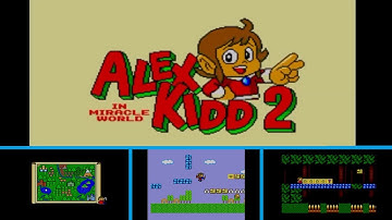 Alex Kidd in Miracle World 2 Full Playthrough (ROM Hack)