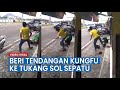 Video Viral Pemuda Beri Tendangan Kungfu ke Tukang Sol Sepatu di Ternate