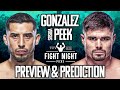 UFC Fight Night: Erick Gonzalez vs. Trevor Peek Preview &amp; Prediction