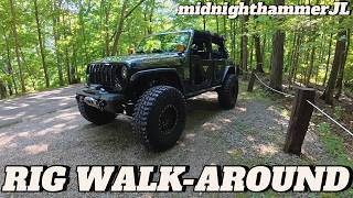Can Stock JL Axles Handle 40 Inch Tires | Midnight Hammer Walkaround