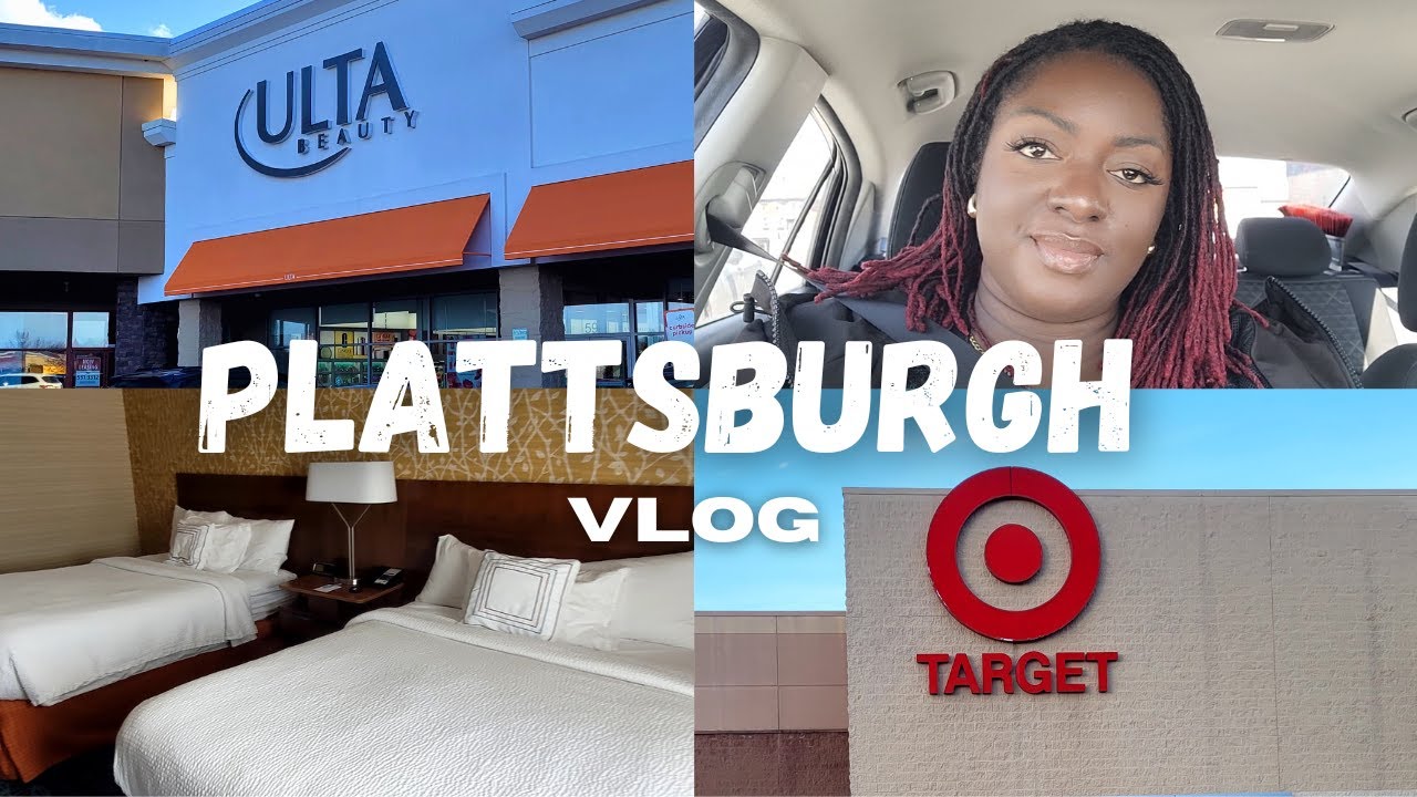 De Montréal à Plattsburgh NY 🇺🇸 Vlog shopping YouTube