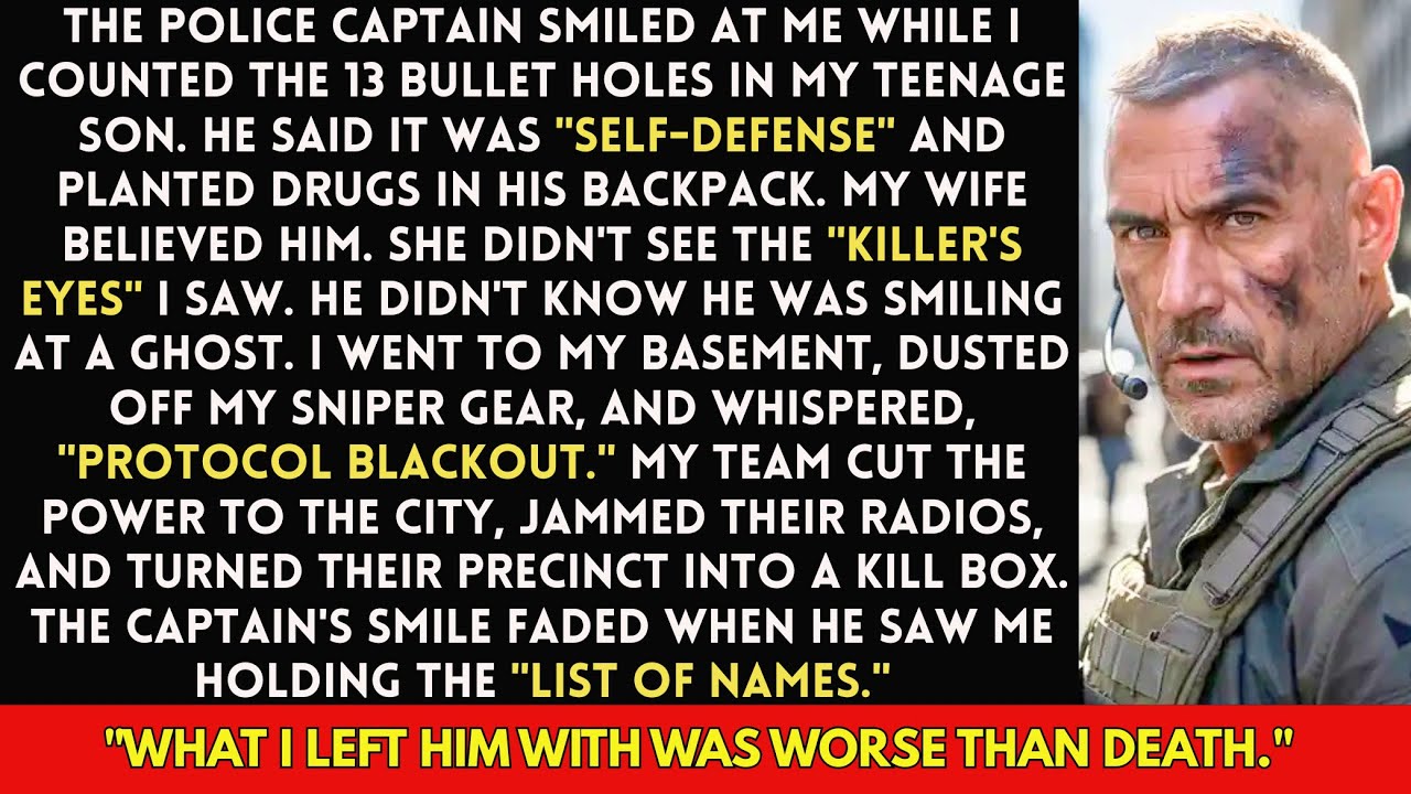 DIRTY COPS Shot My Teenage Son 13 Times—Captain Smiled—His Black Ops Father Came Back With Team