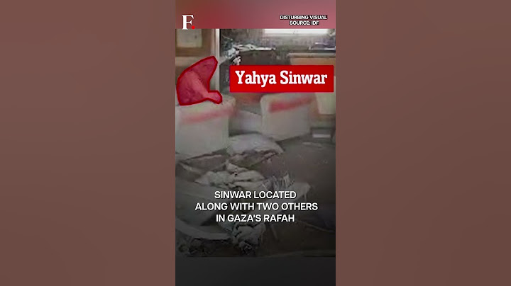 WATCH: Hamas Chief Yahya Sinwar's Final Moments | Subscribe to Firstpost