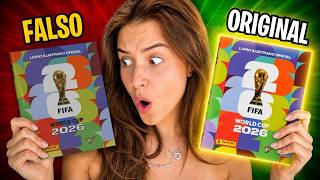Whoever completes the original vs. fake World Cup album first wins — only one person knew which w...