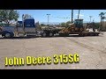 Transporting A John Deere 315SL