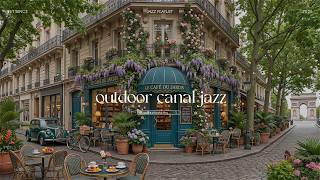 Relaxing Outdoor Canal Jazz ☕ Soft Piano Jazz with Cozy Café Terrace for Study and Peaceful Time screenshot 2