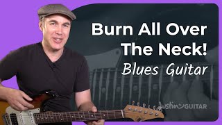 Video thumbnail of "The Minor Pentatonic Frame: Blues Lead Guitar Backing Track"