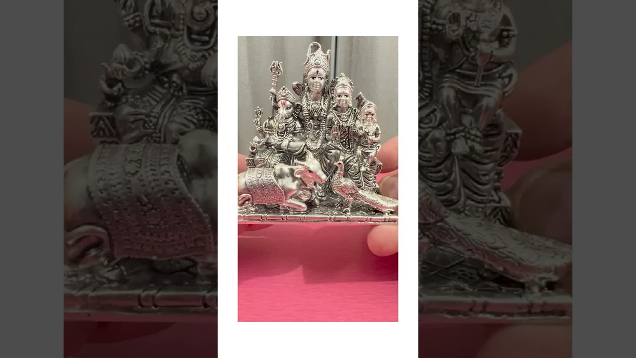 Divine: 925 Silver Lord Shiva’s Family Idol from AJIO  