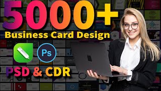 5000+ Business Cards Design Mega Pack Download In PSD And CDR Files |Sheri Sk|