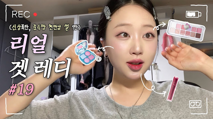 ❌NO 편집❌ 반말 리얼 겟레디#19 | ✨신상✨으로 메이크업 하면서 "준수짱과의 첫 만남썰" 풀기☝🏻탄..💗 | 화장 친구로 틀어두세요💄