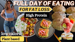 What I eat to lose fat |121g Protein, 1537 calories| Easy High protein meals & High protein buns