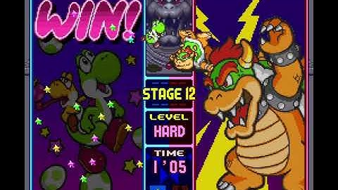 Tetris Attack CPU switch VS. Mode ending