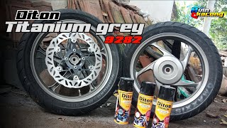 diton premium titanium grey | repaint velg beat fi