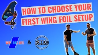 How to choose your wing foil setup for beginners | What gear do I need to wing foil