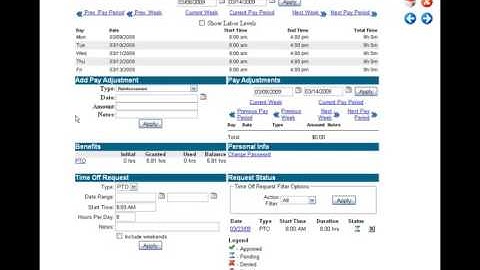 XactTime Demo -  Employee