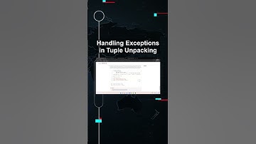 Handling Exceptions in Tuple Unpacking #ai #artificialintelligence #machinelearning #aiagent