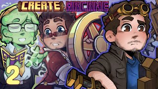 Minecraft Modded: Create Arcane Engineering - Ep. 2 - W/ CaptainSparklez & PeteZahHutt