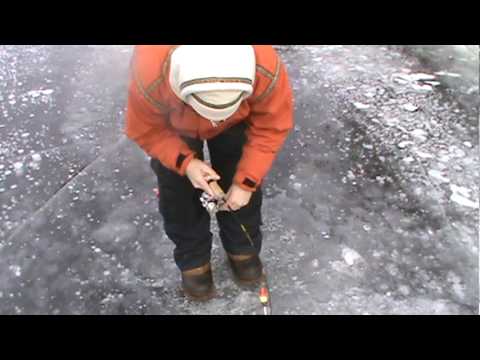 Natasha Haataja Lake Michigan Ice Fishing