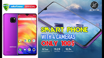 Ulefone Note 7 Smart phone Review | Quad Core | 6.1 inch Water drop | 4 Cameras only 100$
