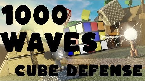 TIME LAPSE 1000 WAVES ENDLESS | ТАЙМ ЛАПС 1000 ВОЛН В CUBE DEFENSE