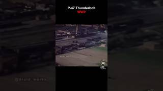 P-47 Thunderbolt Strafing Mission #history #airforce #aviation #ww2 | Sound Design, Enhanced